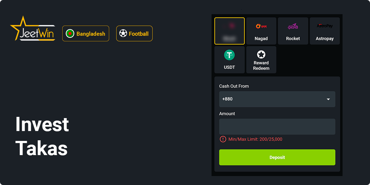 Invest Bangladeshi Takas to start football betting at Jeetwin